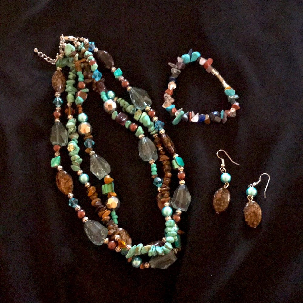 3 Pc Matching Jewelry Set